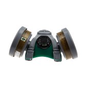SATA/世达-硅胶双滤盒半面罩喷漆组套 滤毒盒 喷漆防护组套-(HF0420)/1套